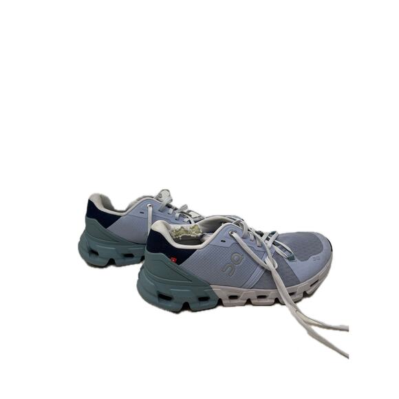 On Cloudflyer Low Blue Runners Womans Size 8 - Picture 3 of 7